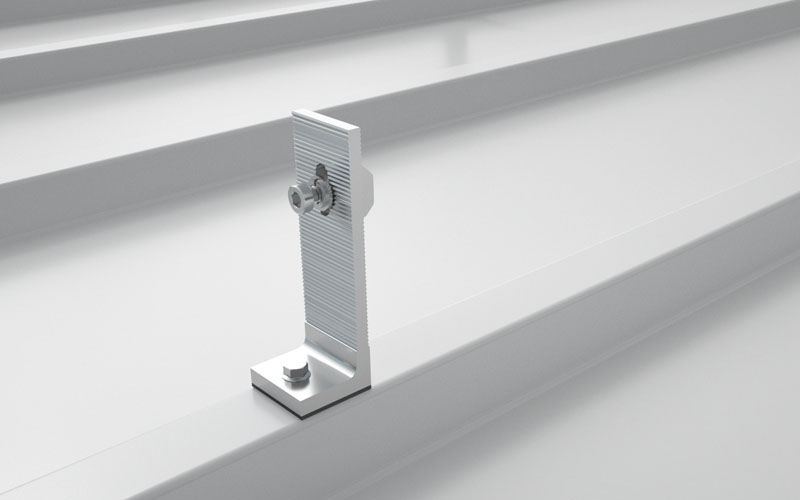 Metal roof mounting system Metal roof mounting system