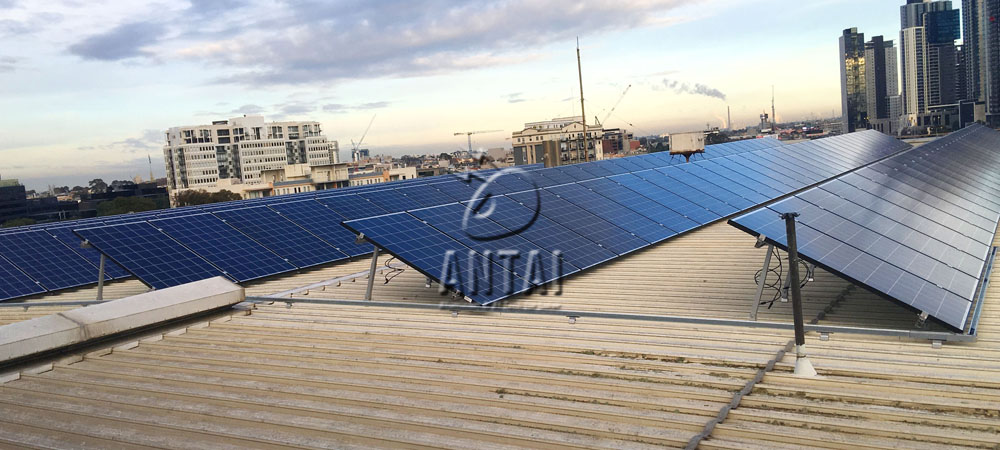 150KW adjustable tilt roof mount in Australia by Antaisolar 150KW adjustable tilt roof mount in Australia by Antaisolar