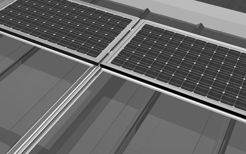 BIPV roof mounting solution BIPV roof mounting solution