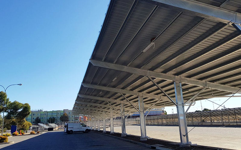 Waterproof steel carport mounting system Waterproof steel carport mounting system