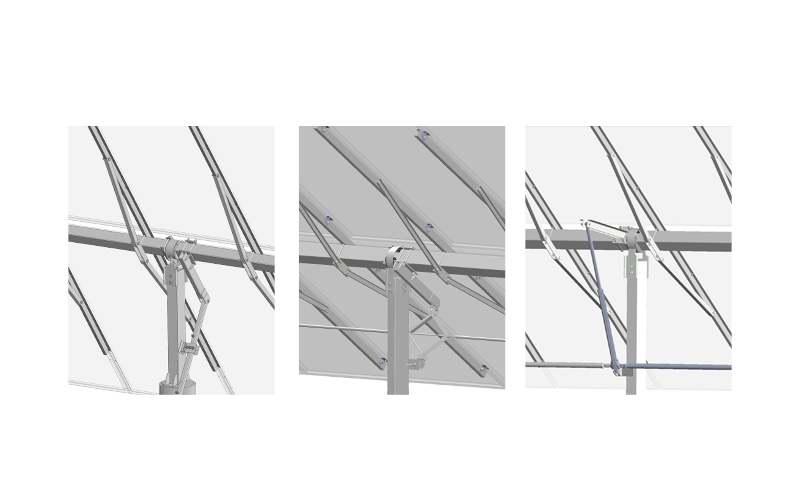 Manually angle-adjustable solar racking Manually angle-adjustable solar racking