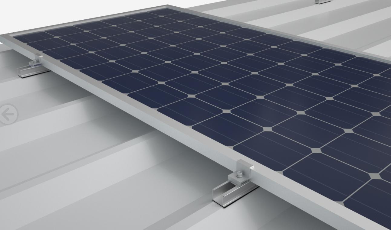 railless metal roof mounting system railless metal roof mounting system