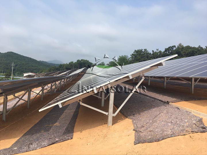 Monopost ground mounting system Monopost ground mounting system