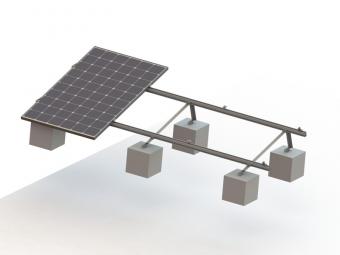 Triangle solar racking