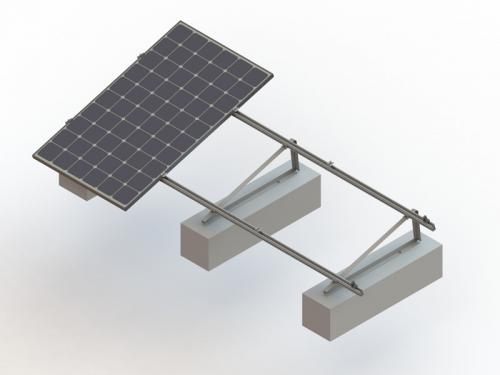 Triangle solar racking