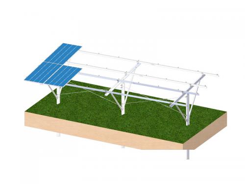 Steel ground mounting