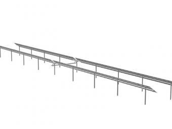  Dual-row linkage tracking system-1P