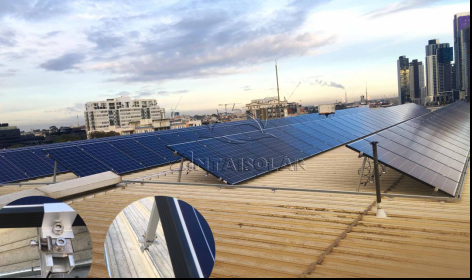  Antaisolar のハイライトは何ですか調整可能なチルトフラットルーフマウントシステム