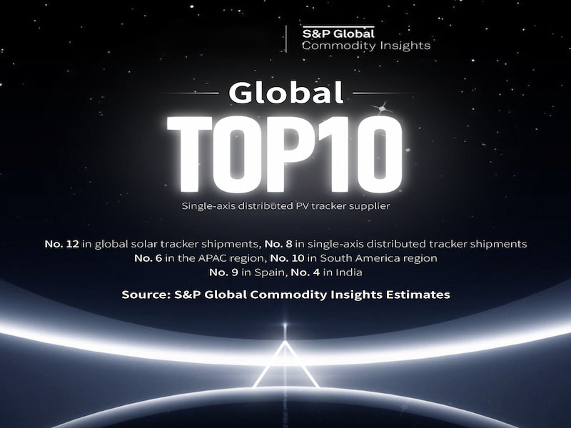 Solaxis、太陽光トラッカー出荷数で世界12位にランクイン